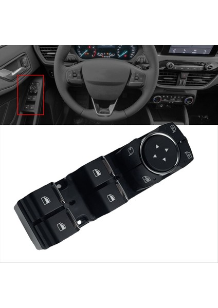 Araba Ön Sol Sürücü Tarafı Master Enerji Penceresi Asansör Anahtarı M1BT-14540-DC Ford Focus 2019-2021 Lhd Için (Yurt Dışından) fiyatları