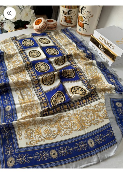 Vual Ipeksi Ithal Desen Şal Saks