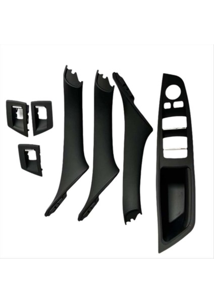 Araba Iç Kapı Paneli Tutar Çekme Trim Seti 51417225873 Bmw 5 Serisi F10-2016 Iç Kolçak Handalı (Yurt Dışından)