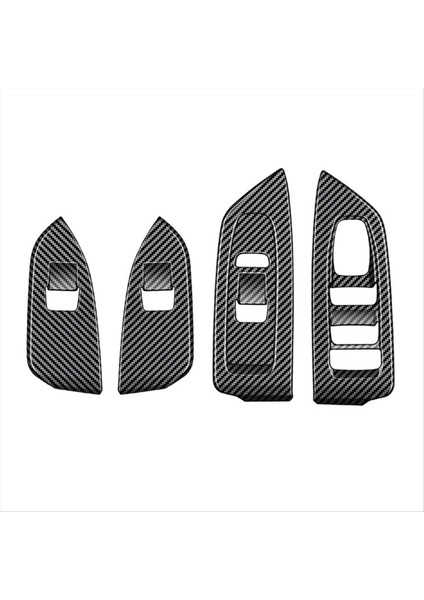 Araba Penceresi Anahtarı Asansör Paneli Tirm Kapı Zırhları Subaru Forester Için Panel Çıkartma 2025 Lhd Karbon Fiber Desen (Yurt Dışından)