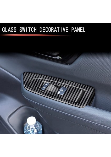 Araba Penceresi Anahtarı Asansör Paneli Tirm Kapı Zırhları Subaru Forester Için Panel Çıkartma 2025 Lhd Karbon Fiber Desen (Yurt Dışından) modelleri