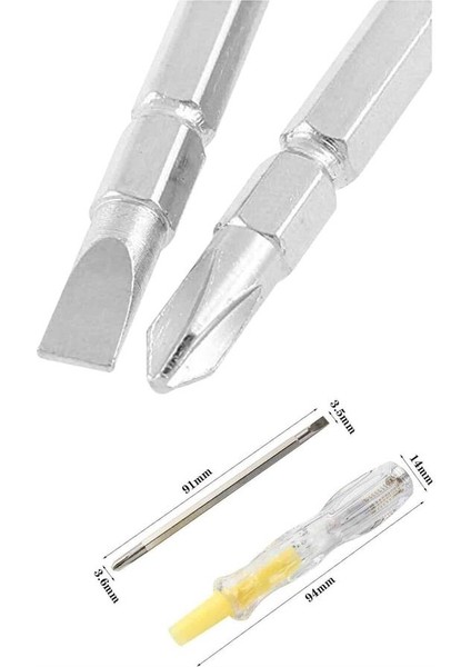 Kontrol Kalemi Çift Taraflı Uçlu Elektrik Akım Test Cihazı - SB001M-47VY75 indirimleri