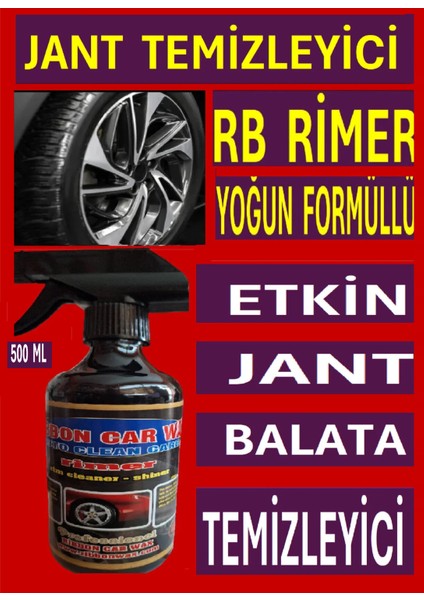 RİBBONWAX RB Rimer ( Jant -Balata Temizleyici sıvısı ) 500 ml