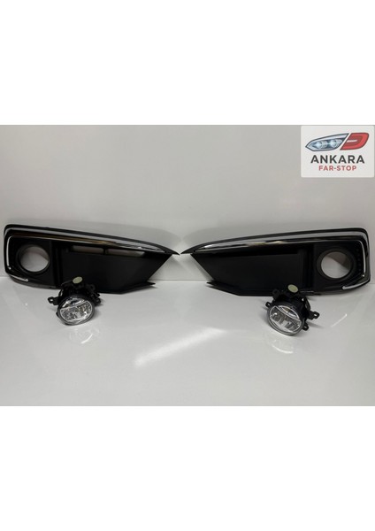 Honda Civic Fc5 2019-2021 Makyajlı Kasa Sis Lamba ve Kapak Takımı (Krom Tip-Ön Sağ-Sol Ledli 2 Sis-2 Kapak) fırsatları
