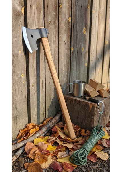 Sknıv Dövme Demir Çelik Kamp Baltası Nacak-Gürgen Ağaç Saplı, fiyatları