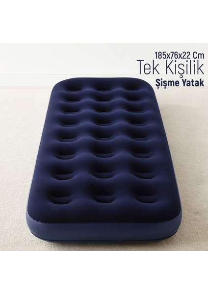 Tek Kişilik Şişme Yatak 185X76X22 cm modelleri