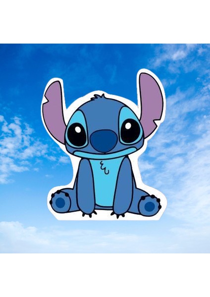 Ayaklı Pano Stitch Temalı 34 cm Lilo Stitch Doğum Günü Masa Dekoru- Çocuk Odası Süsü modelleri