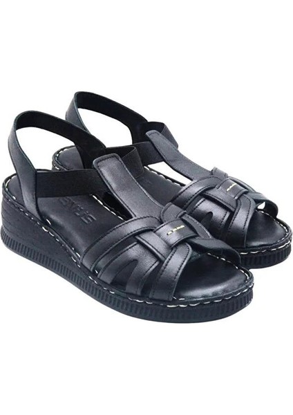 24028801Y Kadın Sandalet Ayakkabı Sıyah Ç