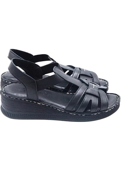 24028801Y Kadın Sandalet Ayakkabı Sıyah Ç fırsatları