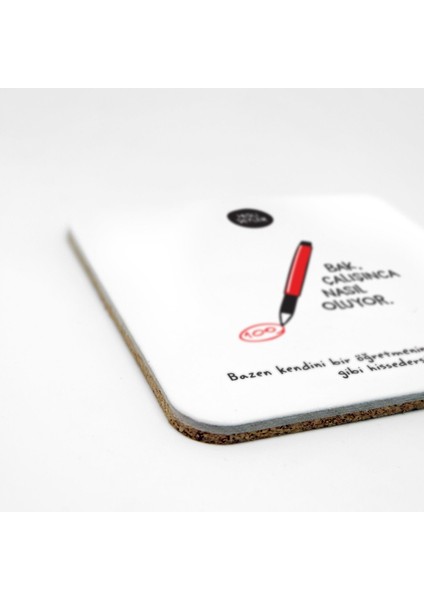 Çalışınca Nasıl Oluyor 2'li Bardak Altlığı Seti fiyatları