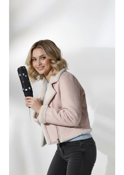 Sevimli Ayıcık Desenli Şemsiye, Şık ve Dayanıklı Kadın Kullanımına Uygun modelleri