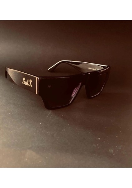 Comcarrox-K Kadın Siyah Güneş Gözlüğü Büyük Lensli UV400 Cr-39 Lens