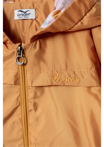 Kız Kapüşonlu Nakışlı Yağmurluk & Rüzgarlık 3 - 8 Yaş fiyatları