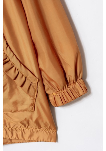 Kız Kapüşonlu Nakışlı Yağmurluk & Rüzgarlık 3 - 8 Yaş modelleri