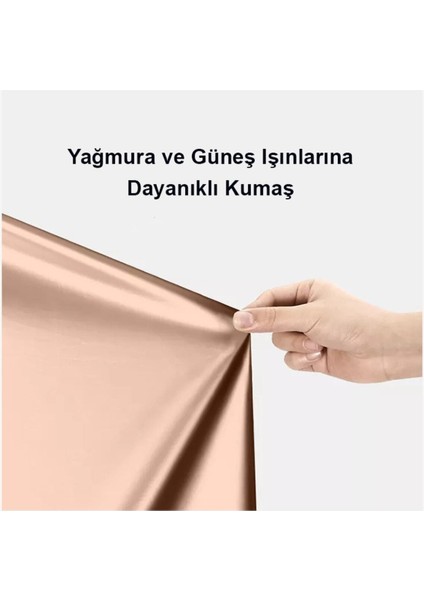 Şık ve Dayanıklı Gümüş Renkli Şemsiye, Tarzınıza Zarif Dokunuş Sağlar