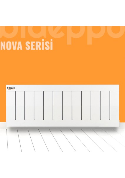 Nova Serisi Yükseklik 40 cm Genişlik 32 Dilim (270 Cm) Alüminyum Radyatör