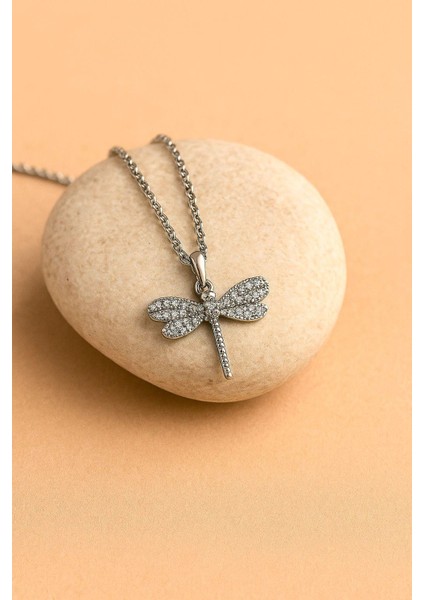 Pırlanta Işıltılı Yusufçuk Figürlü Kolye fiyatları