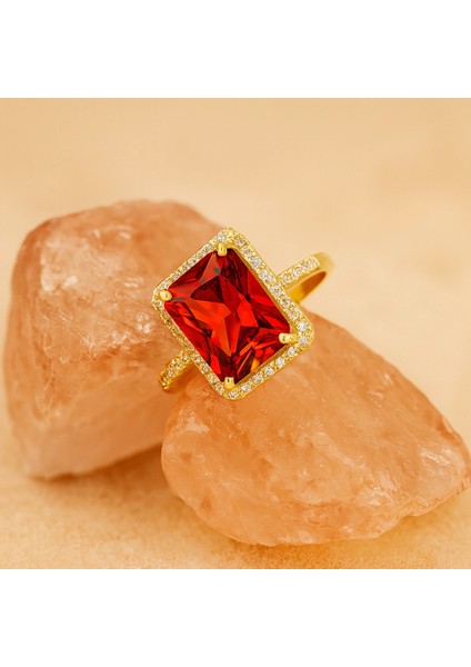 14 Ayar Altın Yakut Yüzük, Değerli Taşlı Altın Yüzük fırsatları