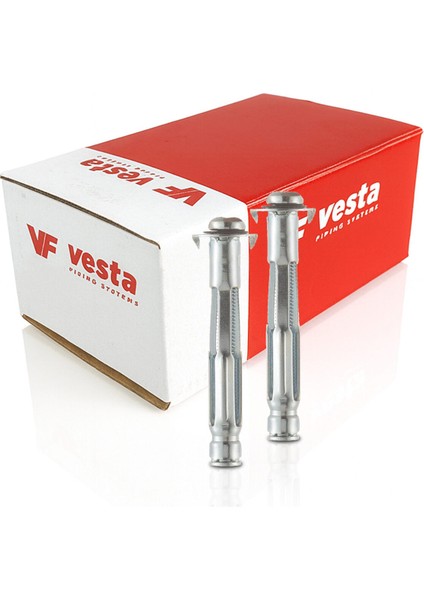 Htm Metal Alçıpan Dübeli 5X52 50'li Paket | Boşluklu Duvar Dübeli