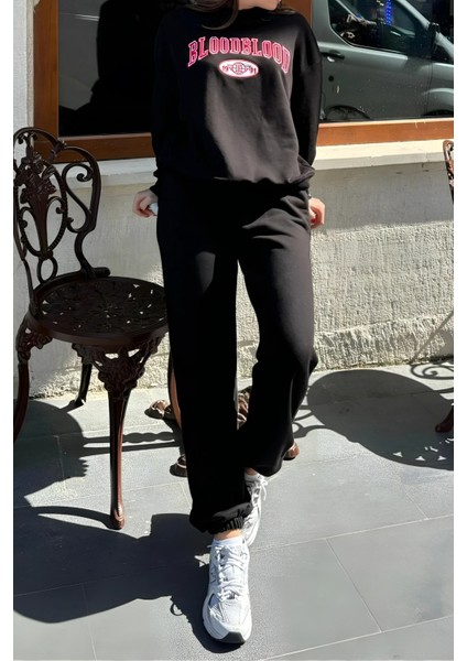 Süper Yüksek Bel Paçası Lastikli 2 Iplik Ekstra Bol Kalıp Baggy Oversize Büyük Beden Eşofman Altı modelleri