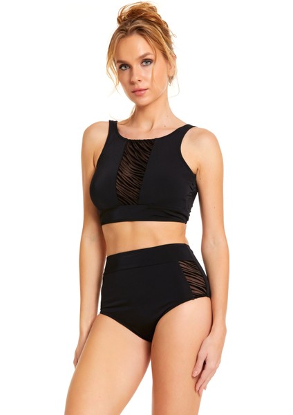 Argento 01-1411-1145 Kadın Tül Detay Büstiyer Bikini
