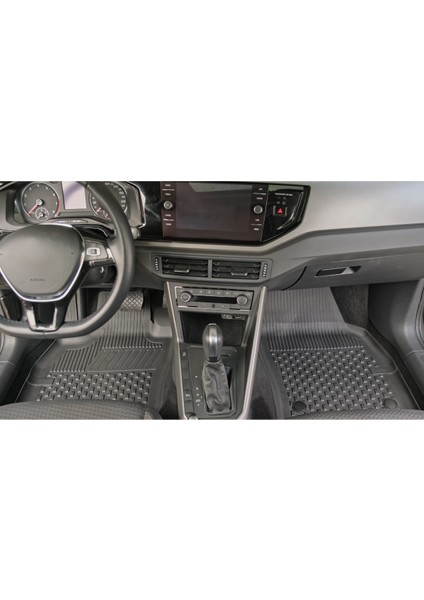 Volkswagen Polo 2017+ Uyumlu SAHLER Araca Özel 4.5D Havuzlu Oto Paspas - Polo