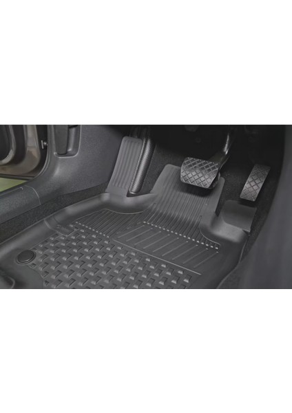 Volkswagen Polo 2017+ Uyumlu SAHLER Araca Özel 4.5D Havuzlu Oto Paspas - Polo