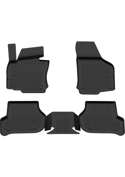 Skoda Octavia 2005-2012 Uyumlu SAHLER Araca Özel 4.5D Havuzlu Oto Paspas - Octavia