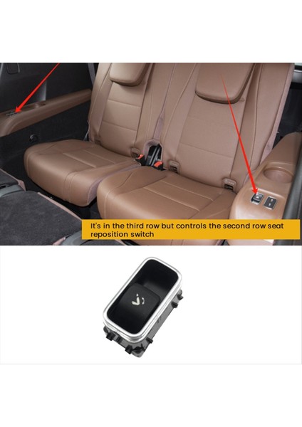 1679058401 Araba Üçüncü Sıra Koltuk Artap Anahtar Düğmesi Mercedes-Benz Gls W167 2020-2024 Koltuk Aşağı Anahtar (Yurt Dışından) modelleri