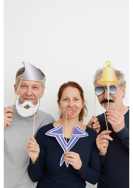 20'li Gemicilik Temalı Konuşma Balonu Seti – Denizci Parti ve Fotoğraf Aksesuarı