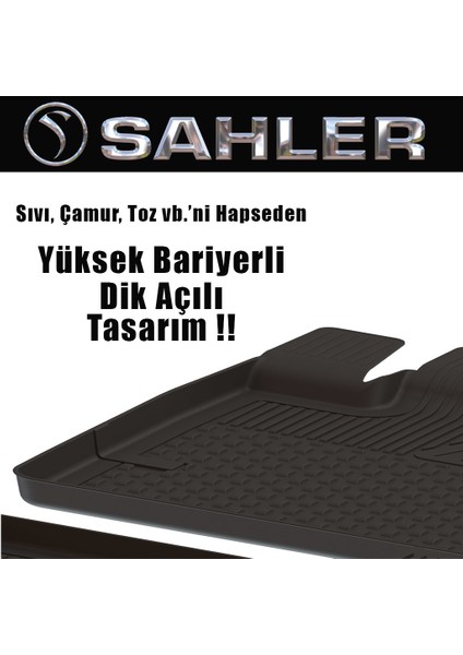 Honda Civic 2012-2015 Uyumlu SAHLER Araca Özel 4.5D Havuzlu Oto Paspas - Honda Civic Fb7 fırsatları