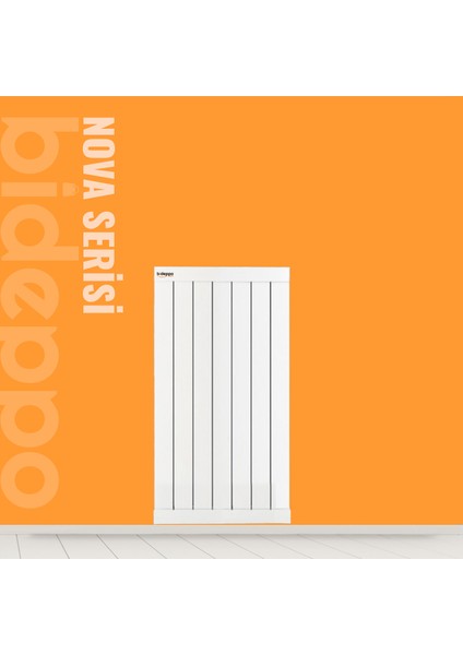 Nova Serisi Yükseklik 120 cm Genişlik 10 Dilim (85 Cm) Alüminyum Radyatör