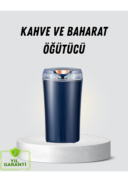 Kahve ve Baharat Öğütücü Otomatik Mekanizmalı Dayanıklı Çelik - SB001M-47YOL2