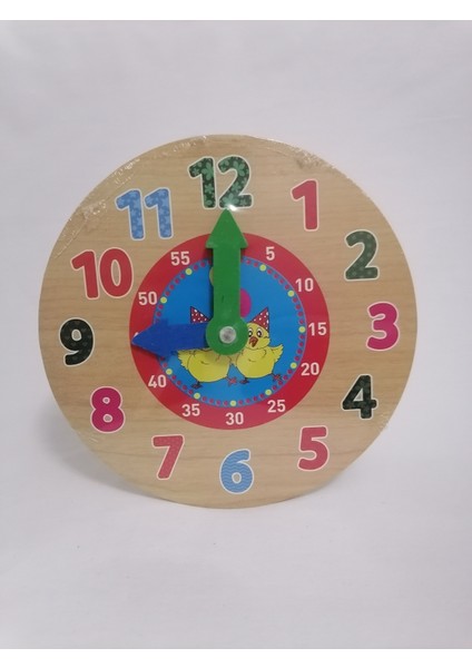 Kahverengi Ahşap Oyuncak Saat, Doğal ve Şık Çocuk Oyuncağı fiyatları