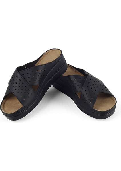 Kadın Ortopedik Taban Çift Bantlı Rahat Anne Terliği Ev Terliği Terlik modelleri