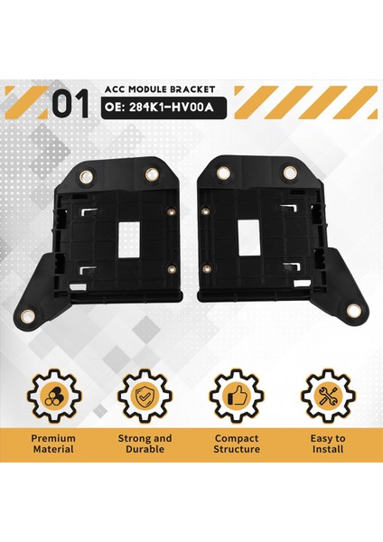 Nissan Qashqai 2016-2023 Için Araba Nokta Sensörü Braketi Acc Modül Braketi 284K1-HV00A (Yurt Dışından) fırsatları