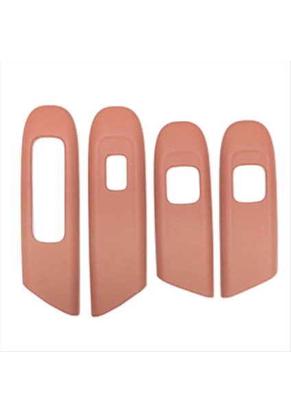 Aksesuarlar Kapı Penceresi Cam Kaldırma Düğmesi Kapak Trim Çerçeve Deri Sticker Mercedes Benz Glc Sınıf Kahverengi 23-24 Lhd (Yurt Dışından)