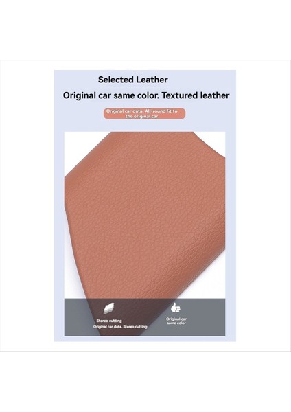 Aksesuarlar Kapı Penceresi Cam Kaldırma Düğmesi Kapak Trim Çerçeve Deri Sticker Mercedes Benz Glc Sınıf Kahverengi 23-24 Lhd (Yurt Dışından) fırsatları