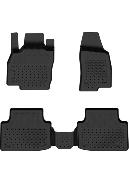 Skoda Scala 2020+ Uyumlu SAHLER Araca Özel 4.5D Havuzlu Oto Paspas - Scala