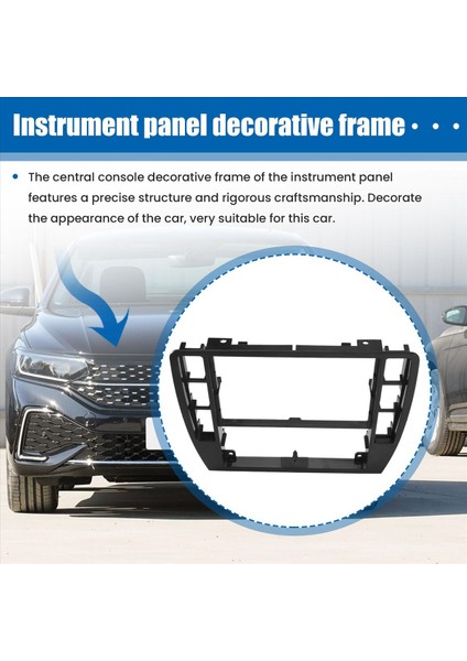 3B0858069 Iç Dash Center Konsol Trim Çerçeve Panel Radyo Yüz Çerçevesi Passat B5 2001 2002 2003 2004 2005 (Yurt Dışından) indirimleri
