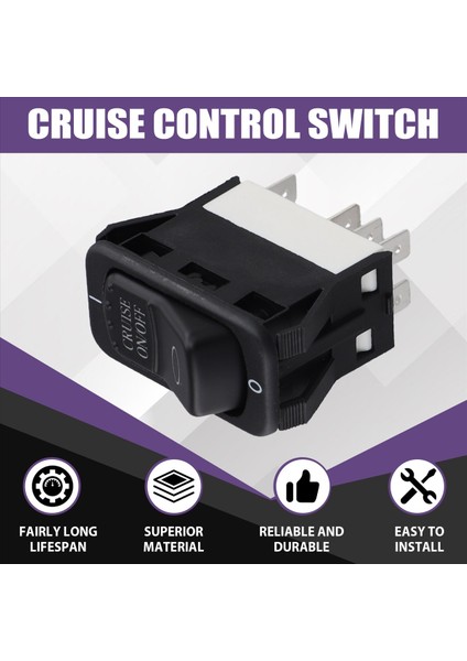 Peterbilt 16-09121 5G8EF2A11 Lhd Için Araba Cruise Control Switch Aç/kapalı (Yurt Dışından) fırsatları