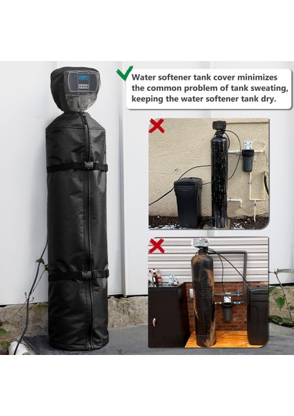 Terlemeyi Önlemek Için Su Yumuşatıcı Tank Ceket Kapağı 600D Oxford Kumaş Açık Hava Kapağı Yağmur Kapağı Fermuarlı (Yurt Dışından) indirimleri