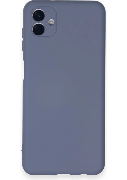 Samsung Galaxy A04 Kılıf Nano Içi Kadife Silikon - GRI-(5796) - SB001M-487JH7