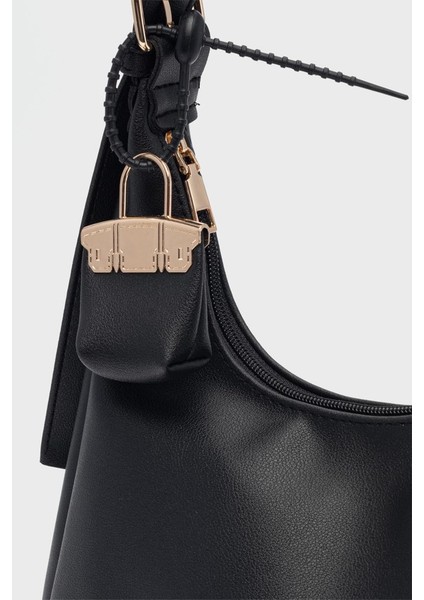 Kadın Siyah Omuz ve Kol Çantası Büyük Hobo Model Günlük Şık Çanta NEWPOLO380 indirimleri