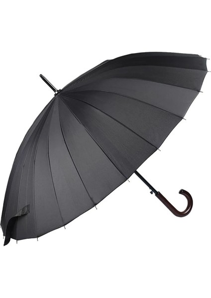 Şemsiye 120 Cm, 24 Telli, Dayanıklı ve Şık, Iki Kişilik Kullanım Için Ideal