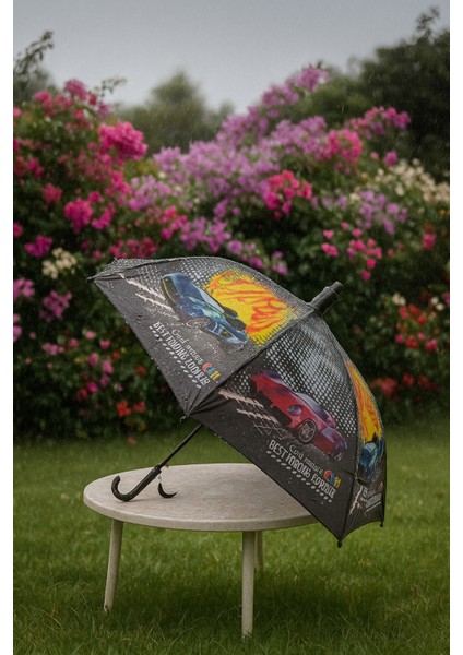 Çocuklar Için Şık Katlanır Şemsiye, Su Geçirmez ve Hafif Tasarım