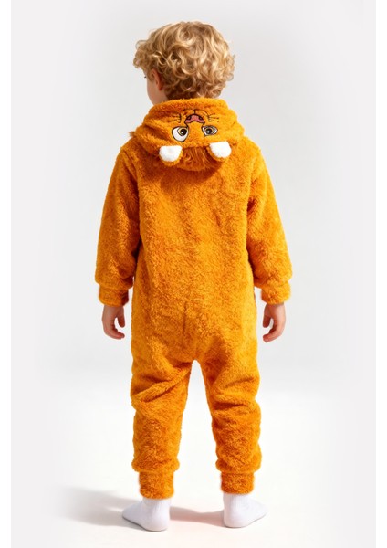 Welsoft Aslan Yumuşak Peluş Fermuarlı Bebek Tulumu - 2 Yaş