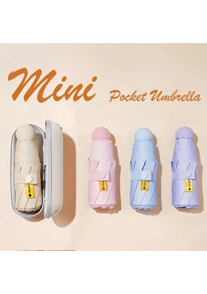 Ultra Hafif Kapsüllü Çanta ve Şemsiye Seti, Mavi Renkli, Taşınması Kolay ve Şık. fiyatları