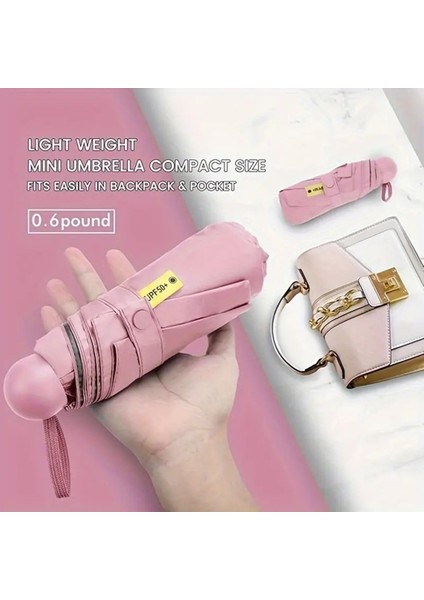 Ultra Hafif Kapsüllü Çanta ve Şemsiye Seti, Mavi Renkli, Taşınması Kolay ve Şık.