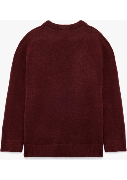 Uzun Kollu Bisiklet Yaka Basic Triko Kazak fırsatları